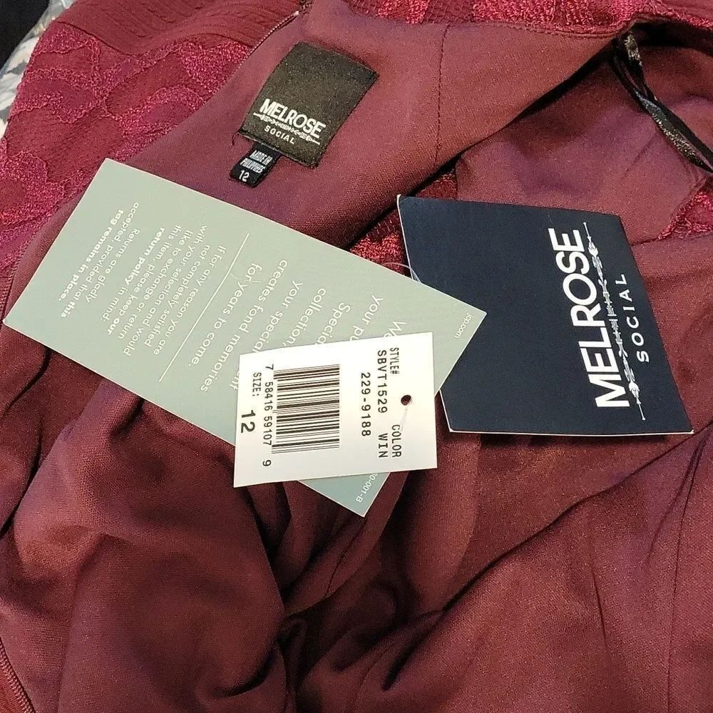 BRAND NEW MELROSE MELROSE SOCIAL ROUNDNECK LINE SLEEVELESS DRESS - Picture 14 of 16